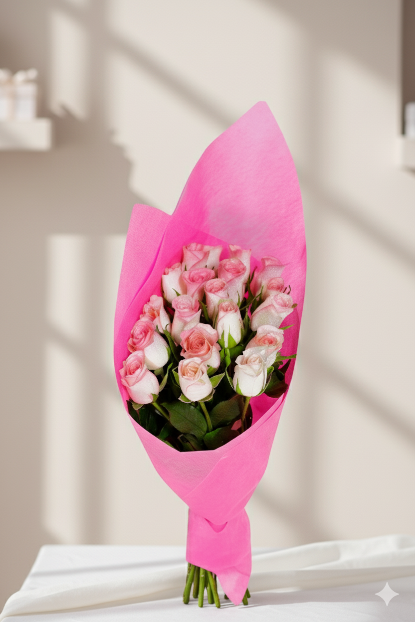 Blushing Rose Bouquet