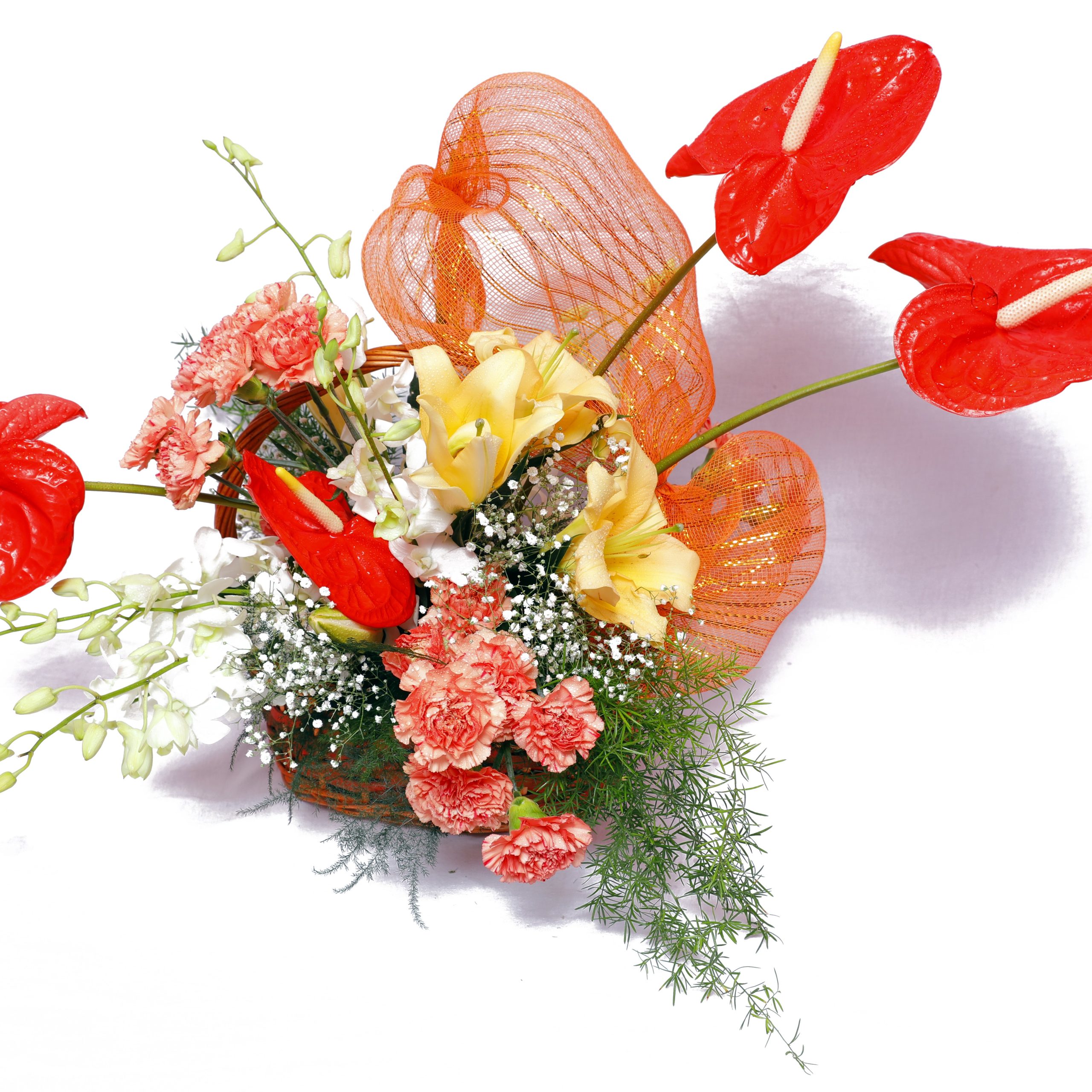 Tropical Sunset Basket