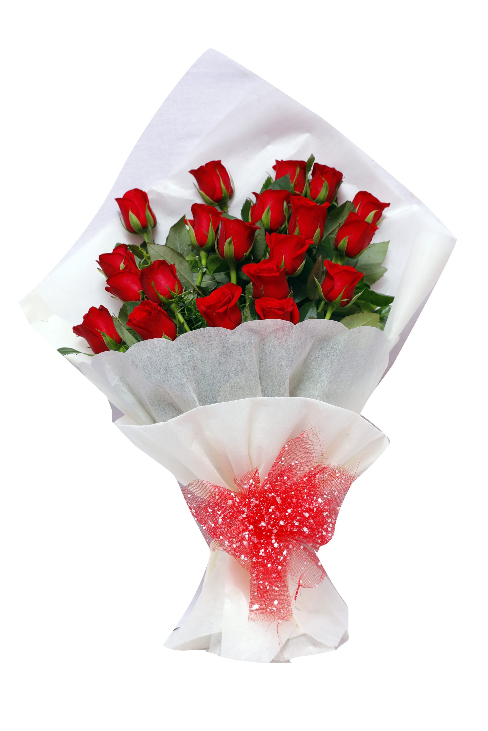 Classic Red Rose Arrangement.
