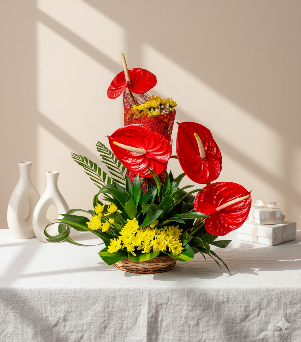 Volcanic Glow Basket