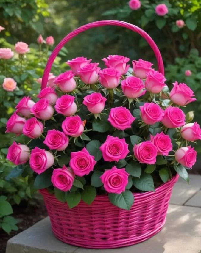 Radiant Ruby Basket