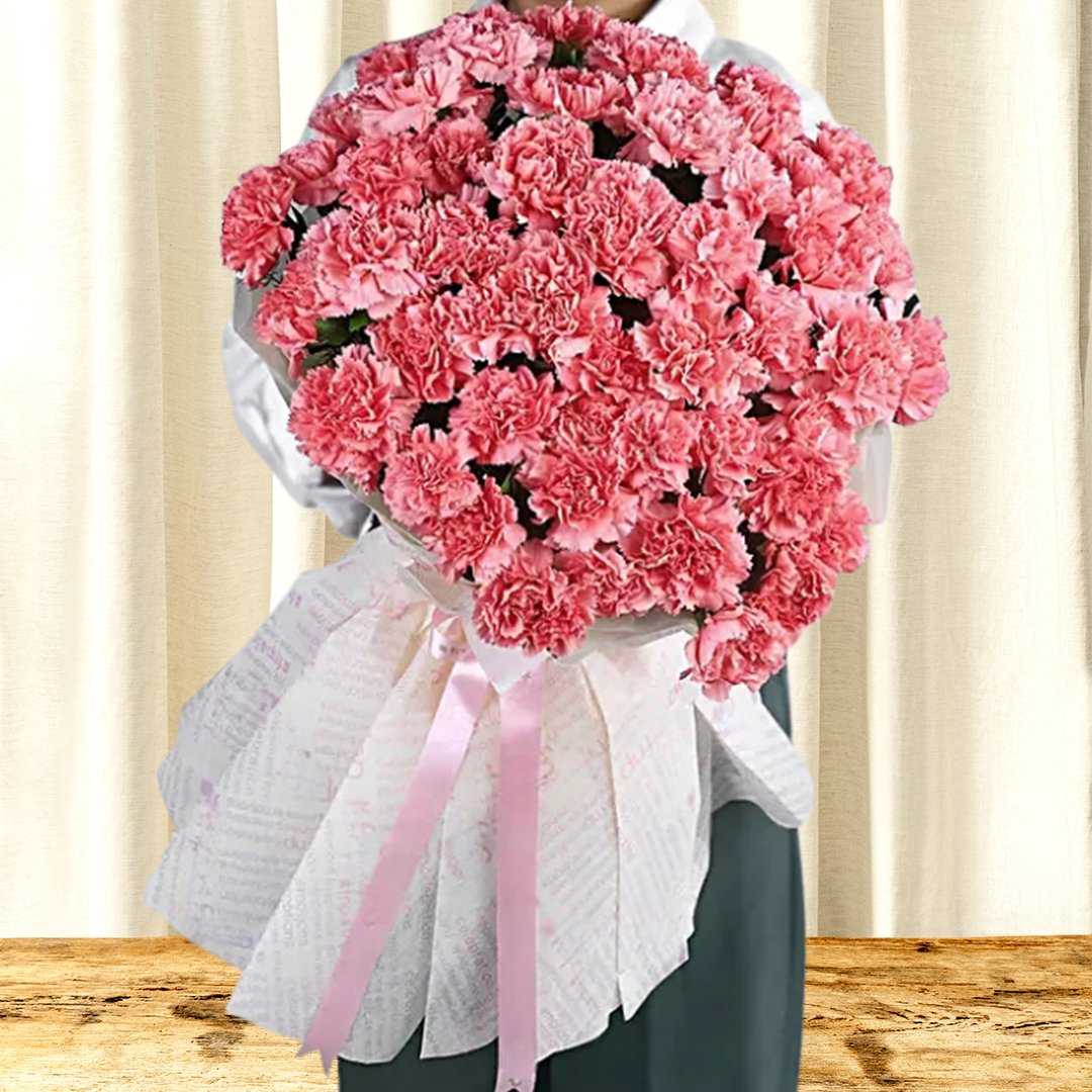 Pink Carnation Love Bouquet