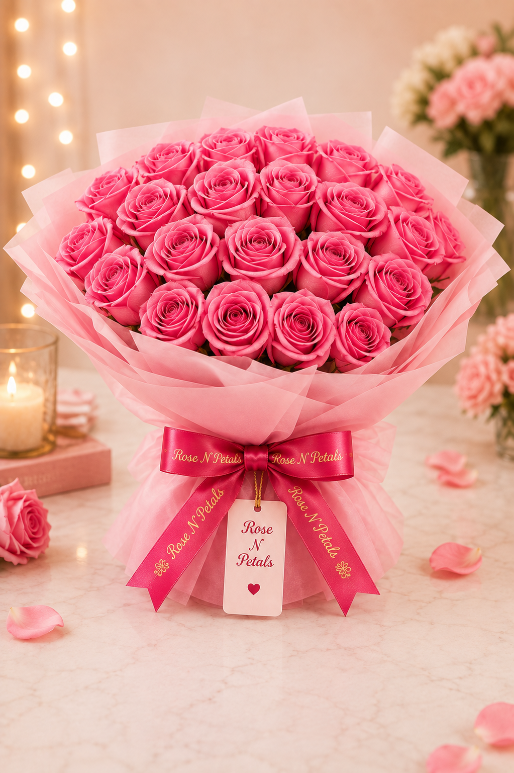 Premium Pink Roses