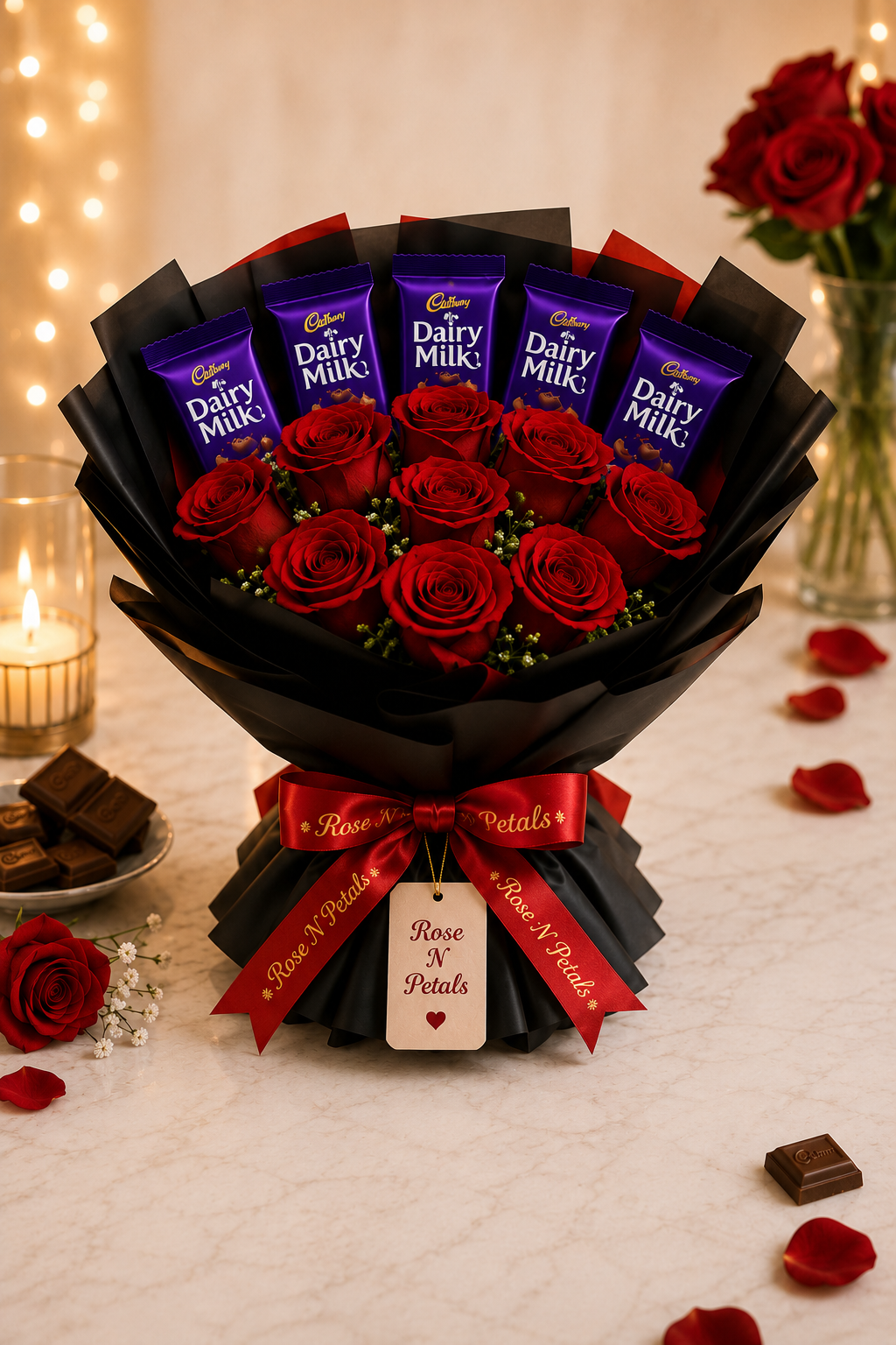 Rose & Chocolate Bouquet