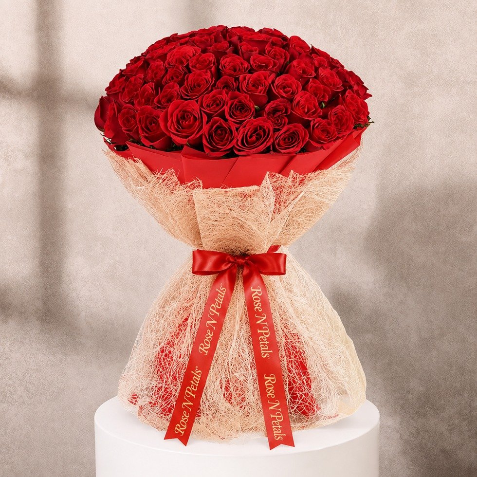 Timeless Love 75 Roses Bouquet