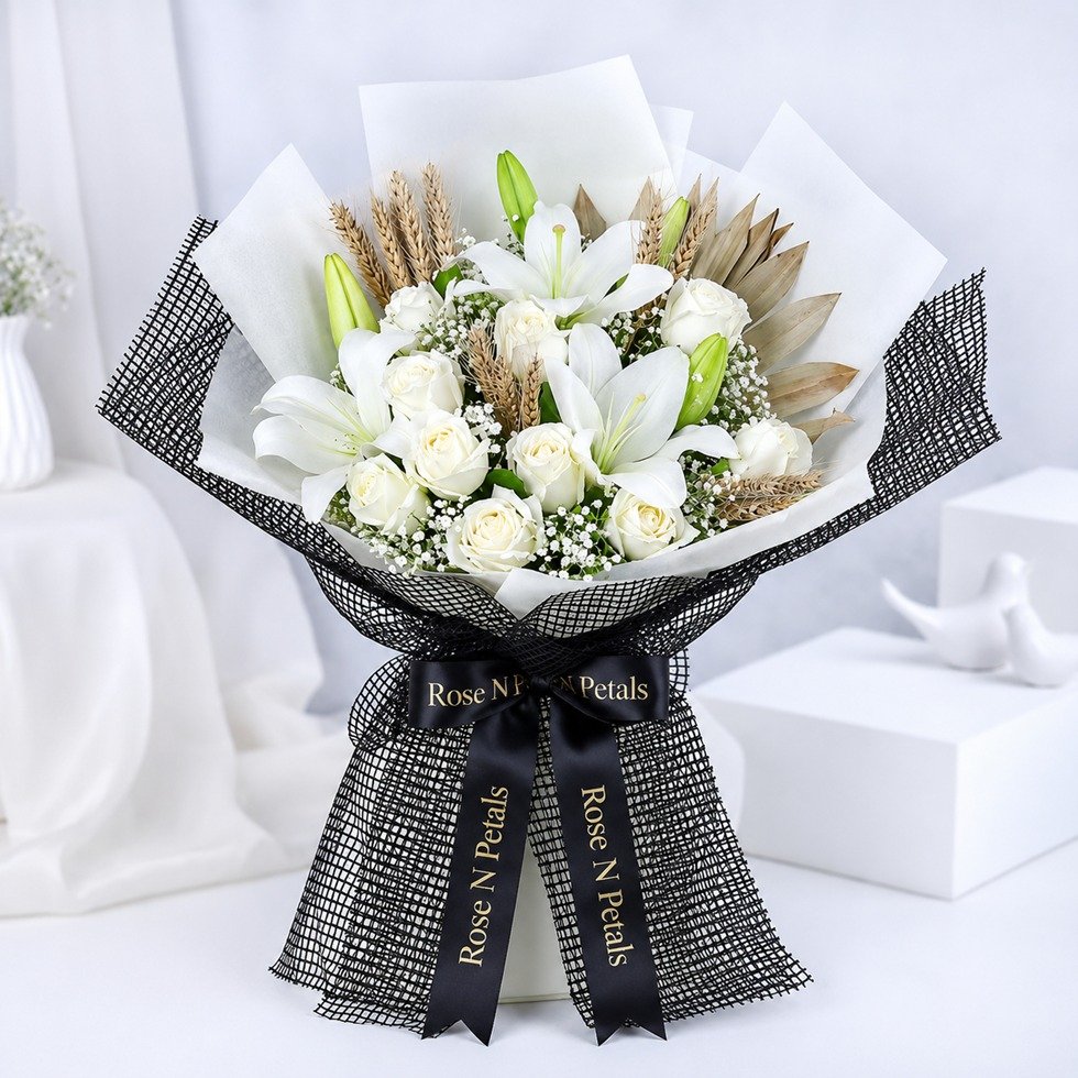 Graceful Whispers of White Bloom