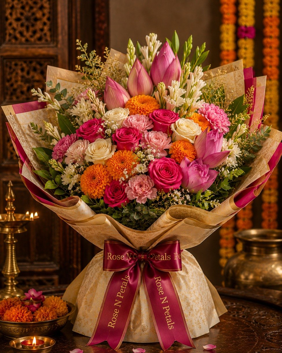 Royal Indian Bloom Bouquet